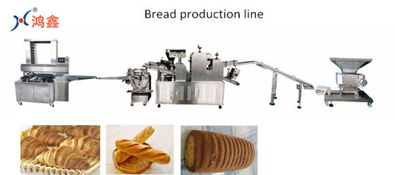 4KW 1700*1750mm Shredded Bread Production Line