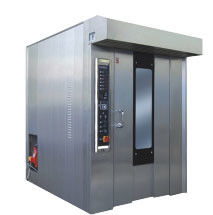 Full Stainless Steel 64 Trays Gas Rotary Oven For Bread