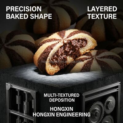 Two Year Warranty Cookie Production Line Overseas Installation Training Included