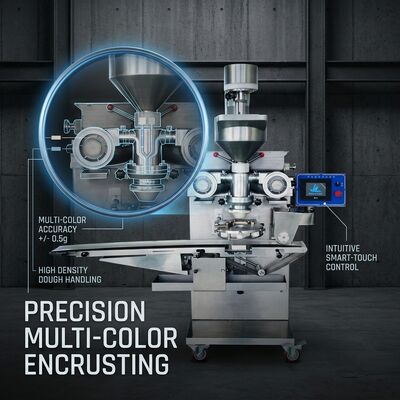15-80g Dough Weight Accuracy Cookie Depositor Line With Servo Dosing Control