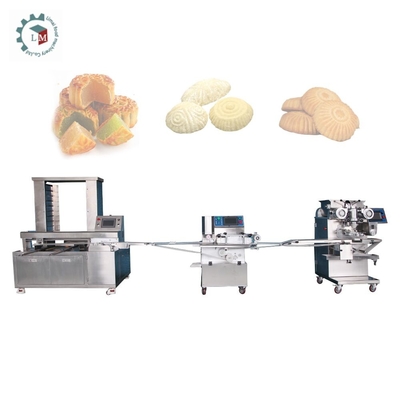 Polished 304ss Stamping Encrusting Machine For Maamoul Production Line